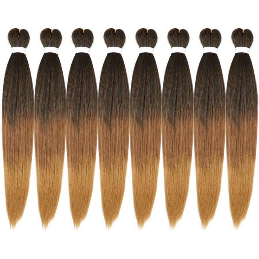 Kong & Li Braiding Hair Pre Ʈġ  Braids   ͽټ 26Inch/95G Synthetic Blonde Brown Pink Black